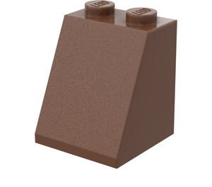 LEGO marron Pente 2 x 2 x 2 (65°) avec tube inférieur (3678)