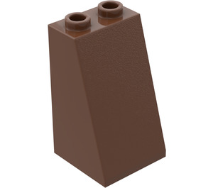 LEGO Brown Slope 2 x 2 x 3 (75°) Hollow Studs, Rough Surface (3684 / 30499)