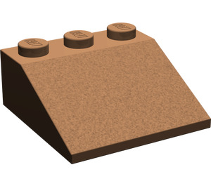 LEGO marron Pente 3 x 3 (25°) (4161)