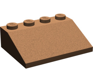LEGO Brown Slope 3 x 4 (25°) (3016 / 3297)