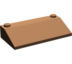 LEGO Brown Slope 3 x 6 (25°) with Inner Walls (3939 / 6208)