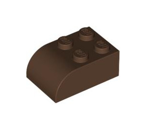 LEGO Brown Slope Brick 2 x 3 with Curved Top (6215)