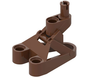 LEGO Brown Technic Connector 3 x 4.5 x 2.333 with Pin  (32576)