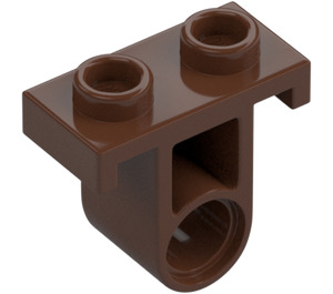 LEGO Brown Technic Pin Joiner Plate 1 x 2 x 1 & 1/2 (32529)