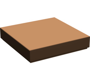 LEGO Brown Tile 2 x 2 (Undetermined Groove - To be deleted)