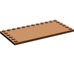 LEGO Brown Tile 6 x 12 with Studs on 3 Edges (6178)