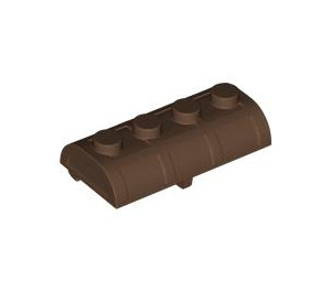 LEGO Brown Treasure Chest Lid 2 x 4 with Thick Hinge (4739 / 29336)