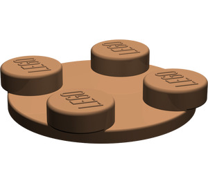 LEGO Brown Turntable 2 x 2 Plate Top (3679)