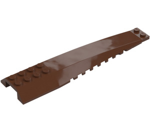 LEGO Brown Wedge 4 x 16 Triple Curved (45301 / 89680)