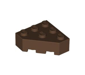 LEGO Brown Wedge Brick 3 x 3 without Corner (30505)