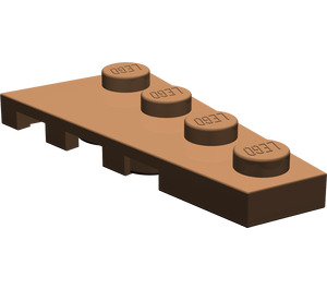LEGO Brown Wedge Plate 2 x 4 Wing Right (41769)