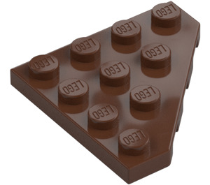 LEGO Brown Wedge Plate 4 x 4 Corner (30503)