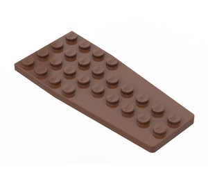 LEGO Brun Kil Platta 4 x 9 Vinge utan knoppskåror (2413)