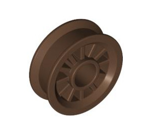 LEGO Brown Wheel Centre Spoked Small (30155)