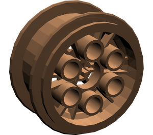 LEGO Brown Wheel Rim Ø20 x 30 (6582)