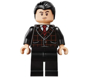 LEGO Bruce Wayne med Svart Checked Drakt Minifigur