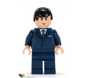 LEGO Bruce Wayne met Dark Blauw Pak Minifiguur