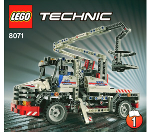 LEGO Bucket Truck Set 8071 Instructions