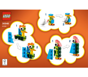LEGO Build Your Own Birds - Make It Yours Set 30548 Instructions