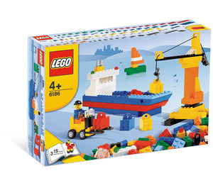 LEGO Build Your Own Harbor Set 6186 Packaging