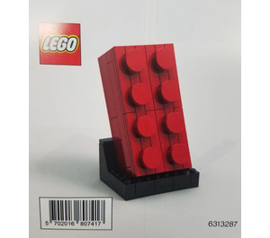LEGO Buildable 2 x 4 rot Backstein 5006085 Instructions