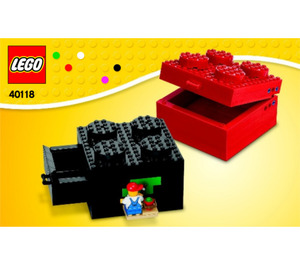 LEGO Buildable Brick Box 2x2 Set 40118 Instructions