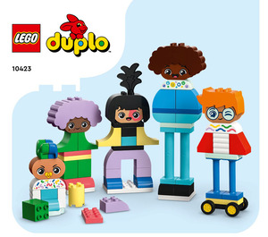 LEGO Buildable People mit Groß Emotions 10423 Instructions