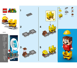 LEGO Builder Mario Power-Omhoog Pack 71373 Instructions
