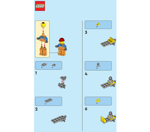 LEGO Builder with Digger 952310 Instructies