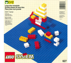 LEGO Building Platte, Blau 627