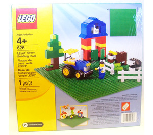 LEGO Building Platte, Green 626-1 Packaging