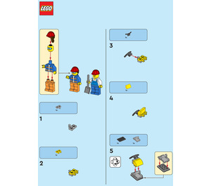 LEGO Building Team with Tools 952305 Instructies