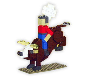 LEGO {Bull and Rider} HOUSTON-2