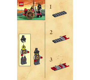 LEGO Bull's Feu Attacker 1288 Instructions