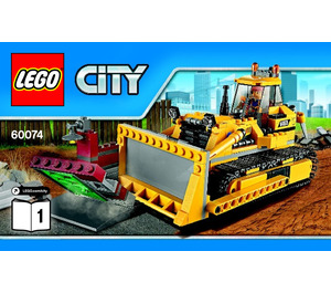 LEGO Bulldozer Set 60074 Instructions