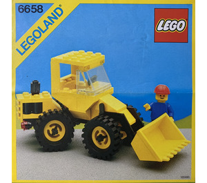 LEGO Bulldozer Set 6658 Instructions