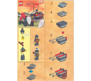 LEGO Bulls' Attack Wagon Set 4819 Instructions