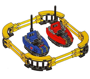 LEGO Bumper Cars Set BRICKSWORLD1