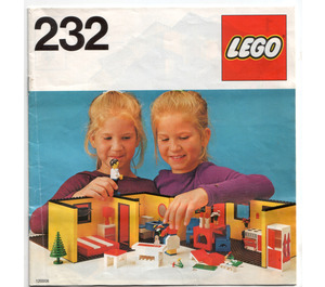 LEGO Bungalow 232-1 Istruzioni