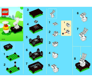 LEGO Bunny and Chick Set 40031 Instructions