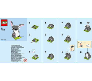 LEGO Bunny 40210 Instructions