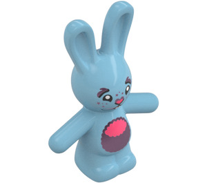 LEGO Bunny with Coral and Pink Stomach (66965 / 102960)