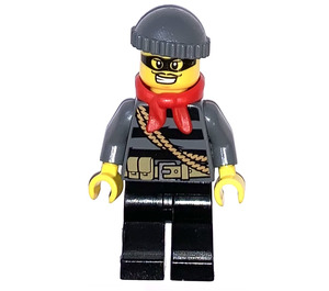 LEGO Burglar with Mask, Bandana and Knit Cap Minifigure