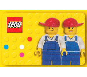 LEGO Business Card with 2 Minifigs on Back