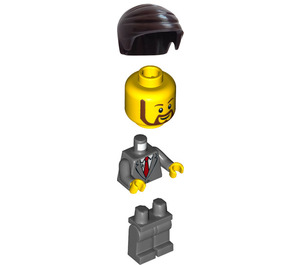 LEGO Businessman Minifigur