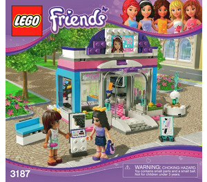 LEGO Butterfly Beauty Shop Set 3187 Instructions