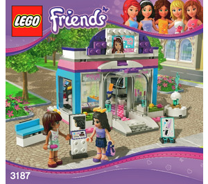 LEGO Butterfly Beauty Shop 3187 Instruktioner