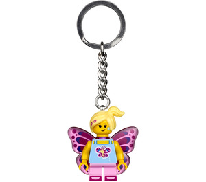 LEGO Butterfly Girl Sleutel Keten (853795)
