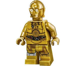 LEGO C-3PO con Printed Gambe e Restraining Bolt Minifigure