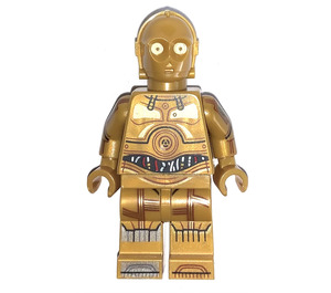 LEGO C-3PO s Printed Nohy, Toes a Paže Minifigurka